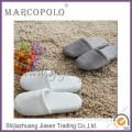 5 star white hotel bathroom slippers/100 cotton hote slippers with EVA /hotel indoor slippers for women